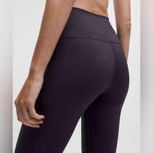 Lululemon wunder train 25’ in nighmoth size 6